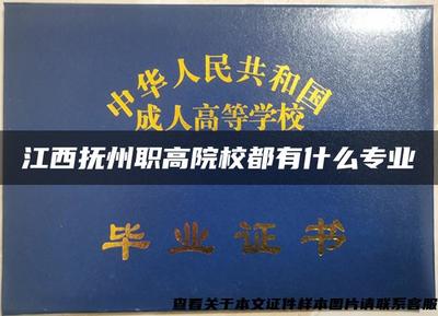 江西抚州职高院校专业概览及企业软件开发前景
